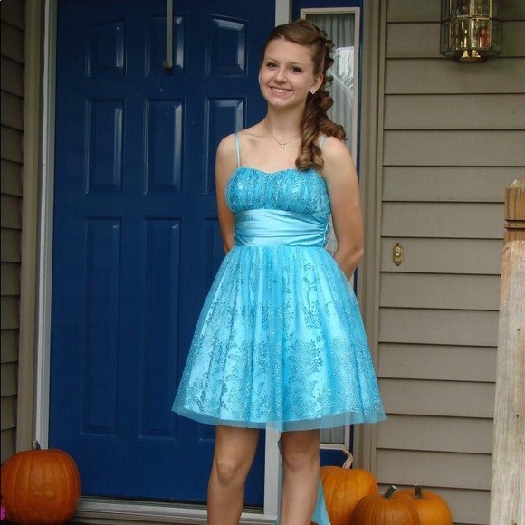 Deb Dresses & Skirts - Aqua Dress
